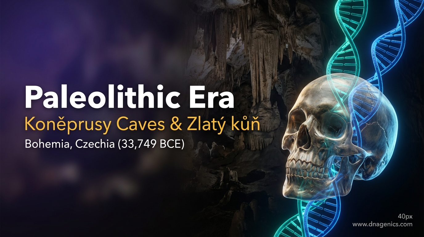 Cover image for Paleolithic Era: Koněprusy Caves and Zlatý kůň in Bohemia, Czechia (33,749 BCE)