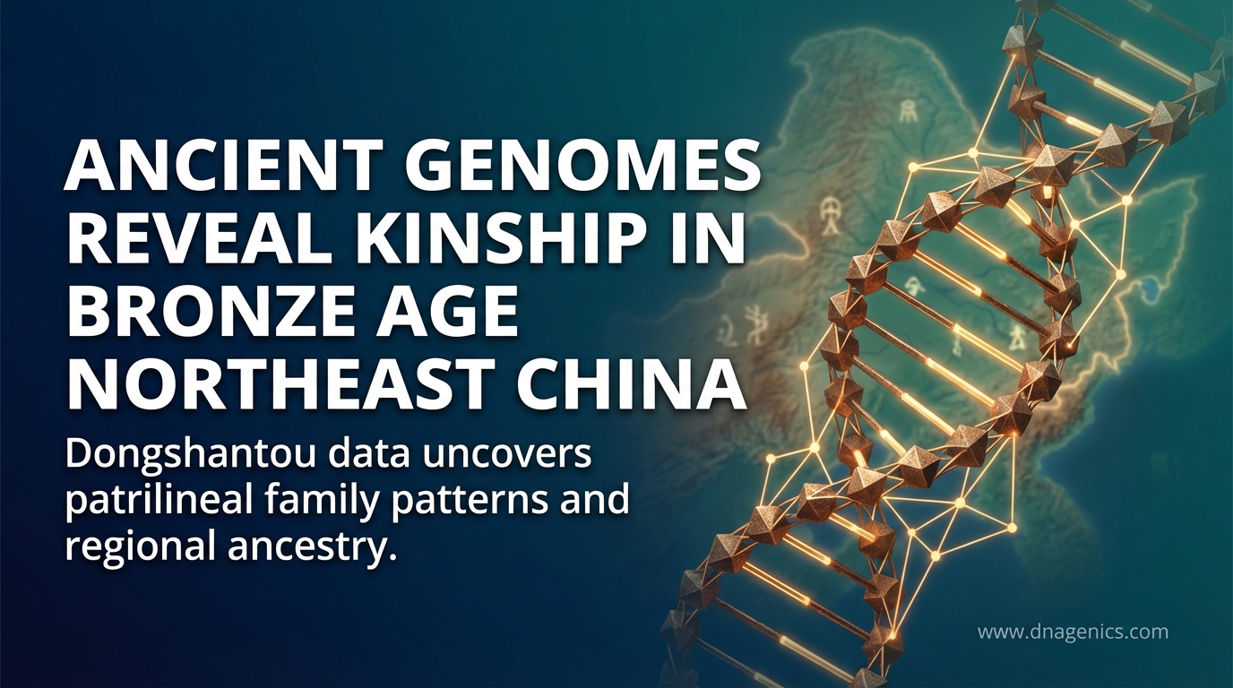 Reconstructed family graves from Dongshantou, Bronze Age Northeast China